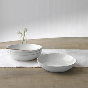 Denby Cotton White 4 Piece Pasta Bowl Set